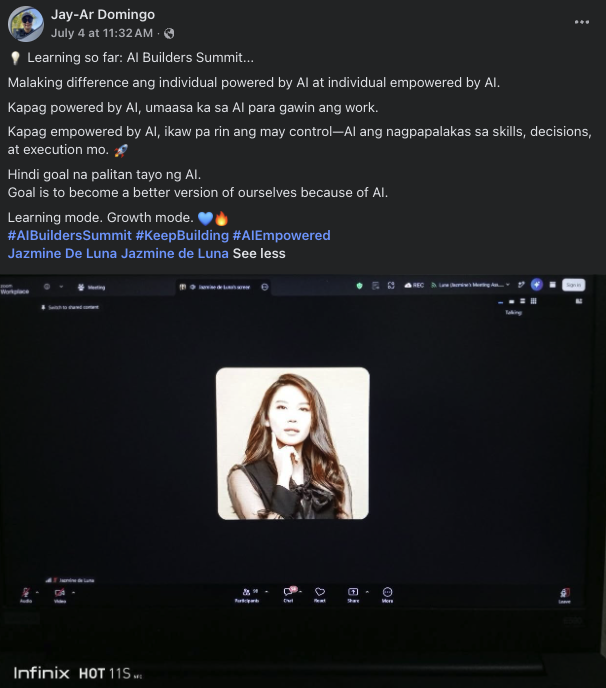 Testimonial from Jay-Ar Domingo
