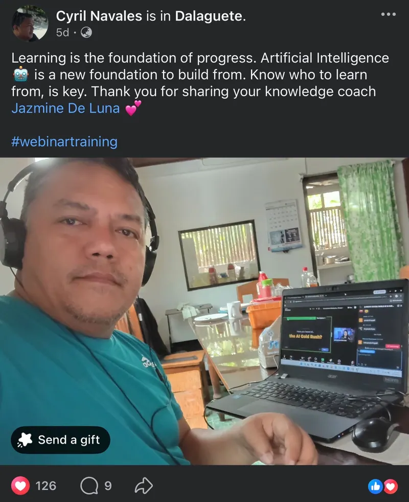 Testimonial from Cyril Navales